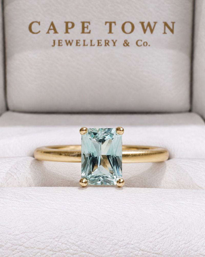 Handcrafted ring by Cape Town Jewellery & Co., in its signature ring box