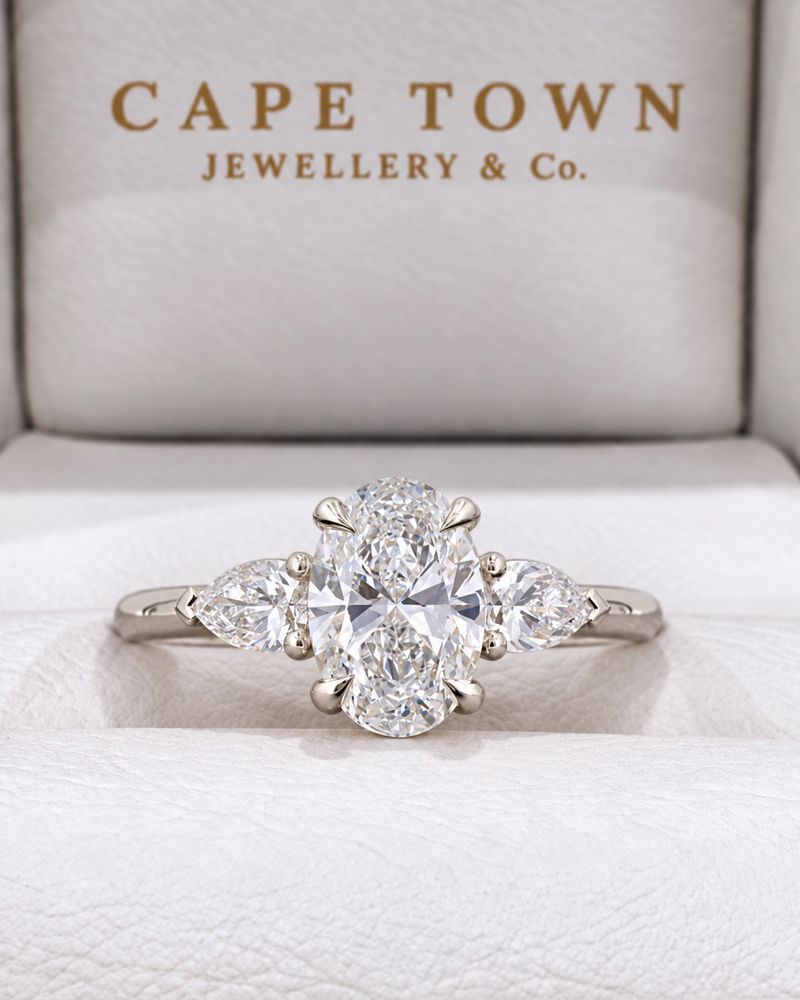 Handcrafted ring by Cape Town Jewellery & Co., in its signature ring box