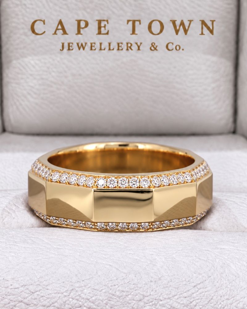 Handcrafted ring by Cape Town Jewellery & Co., in its signature ring box